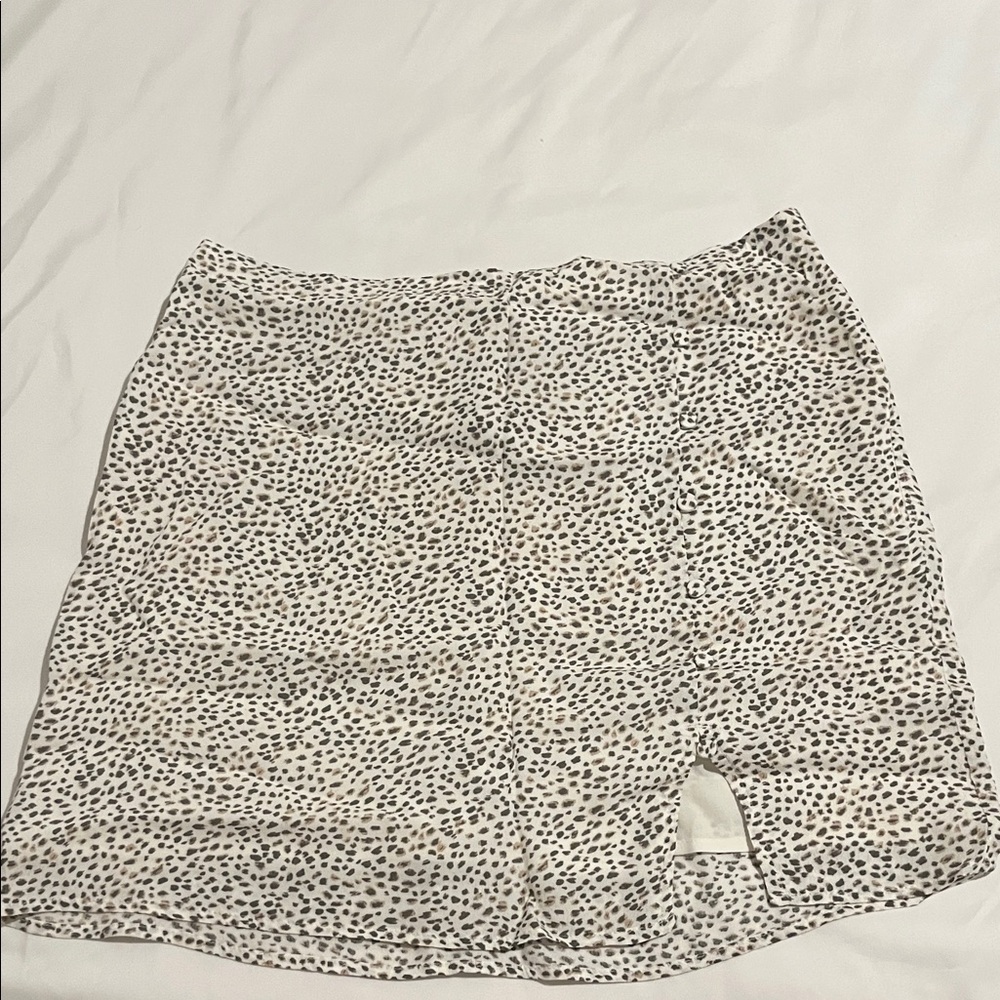 Abercrombie & Fitch Black and White Patterned Pencil Skirt